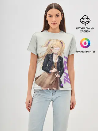 Женская базовая футболка / Fischl