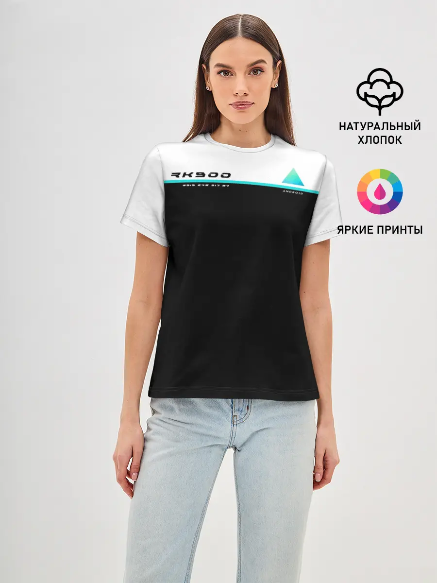 Женская базовая футболка / Detroit RK900