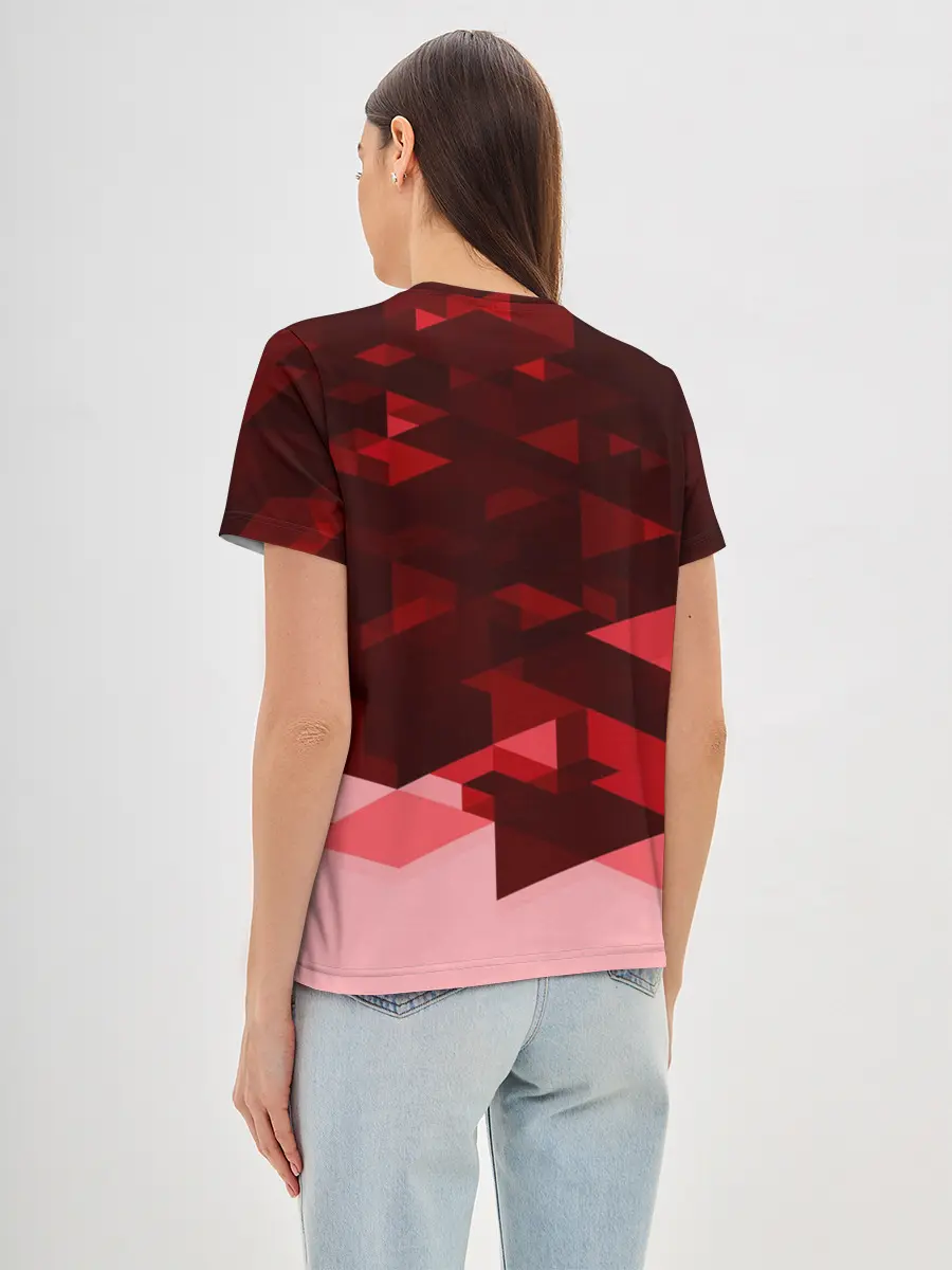 Женская базовая футболка / Manchester United Abstract