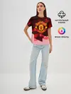 Женская базовая футболка / Manchester United Abstract