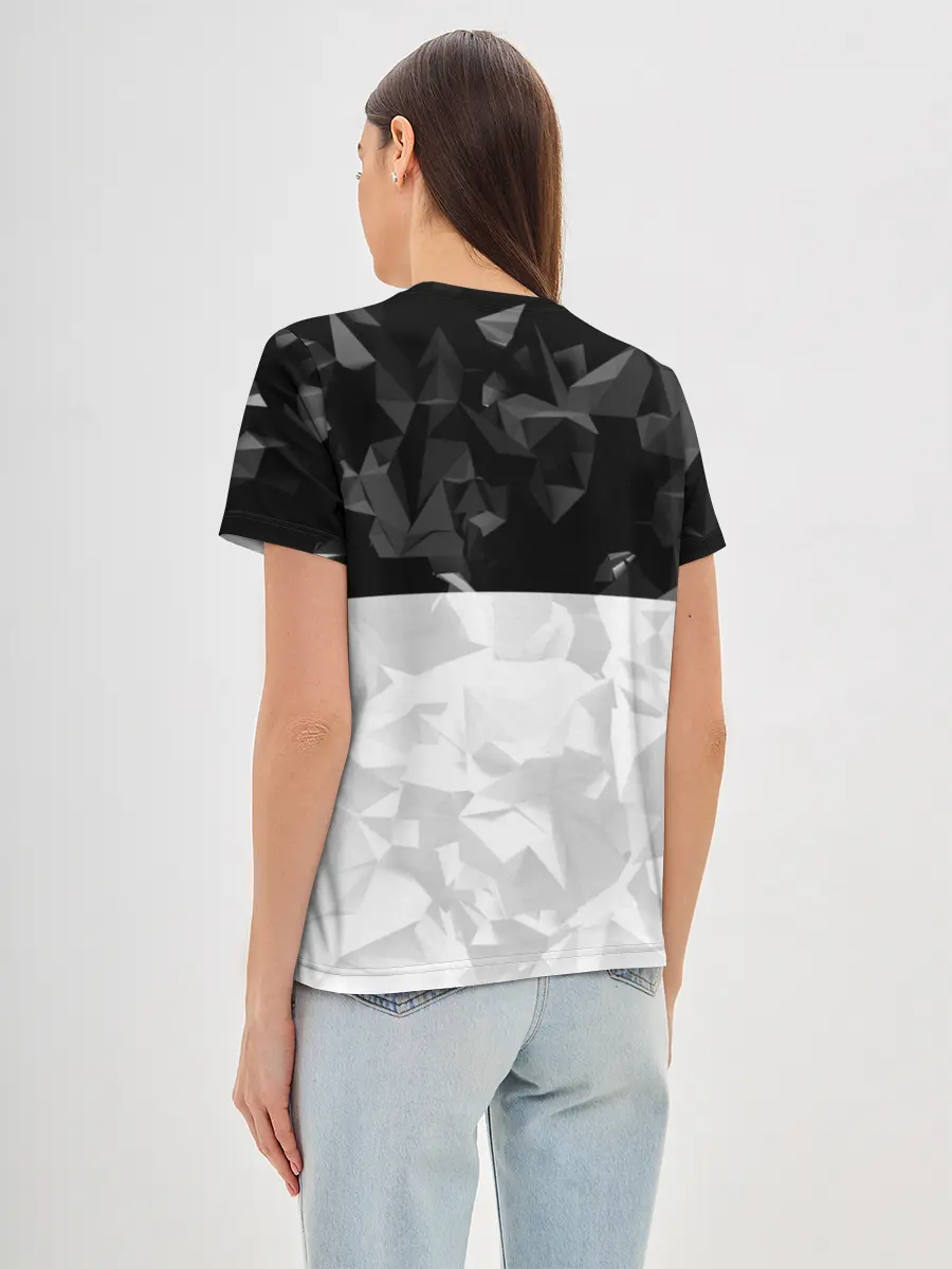 Женская базовая футболка / BITCOIN Black Collection