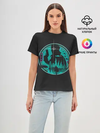 Женская базовая футболка / Бегущий Форд