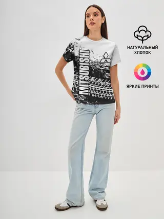 Женская базовая футболка / Mitsubishi