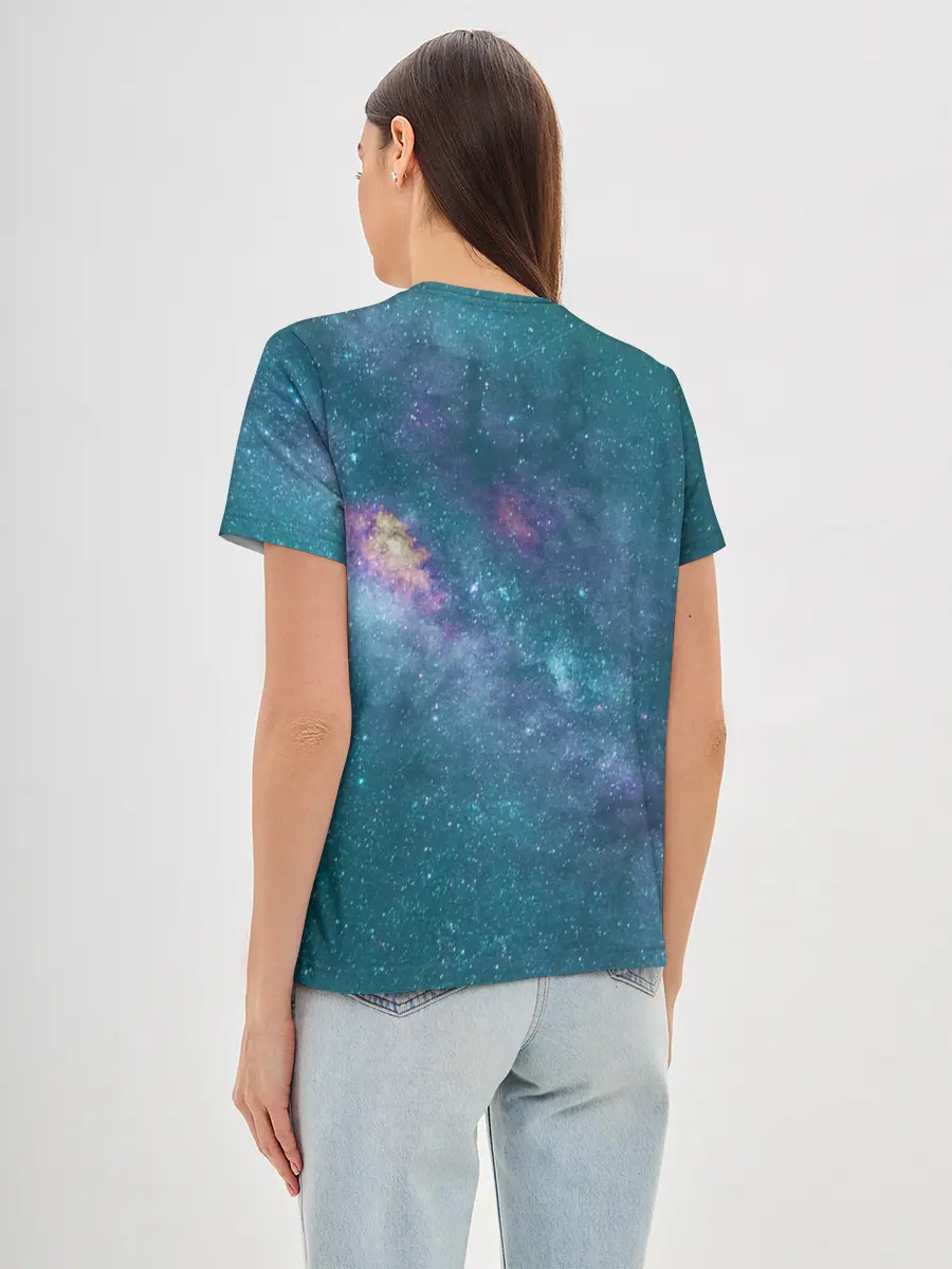 Женская базовая футболка / Млечный путь