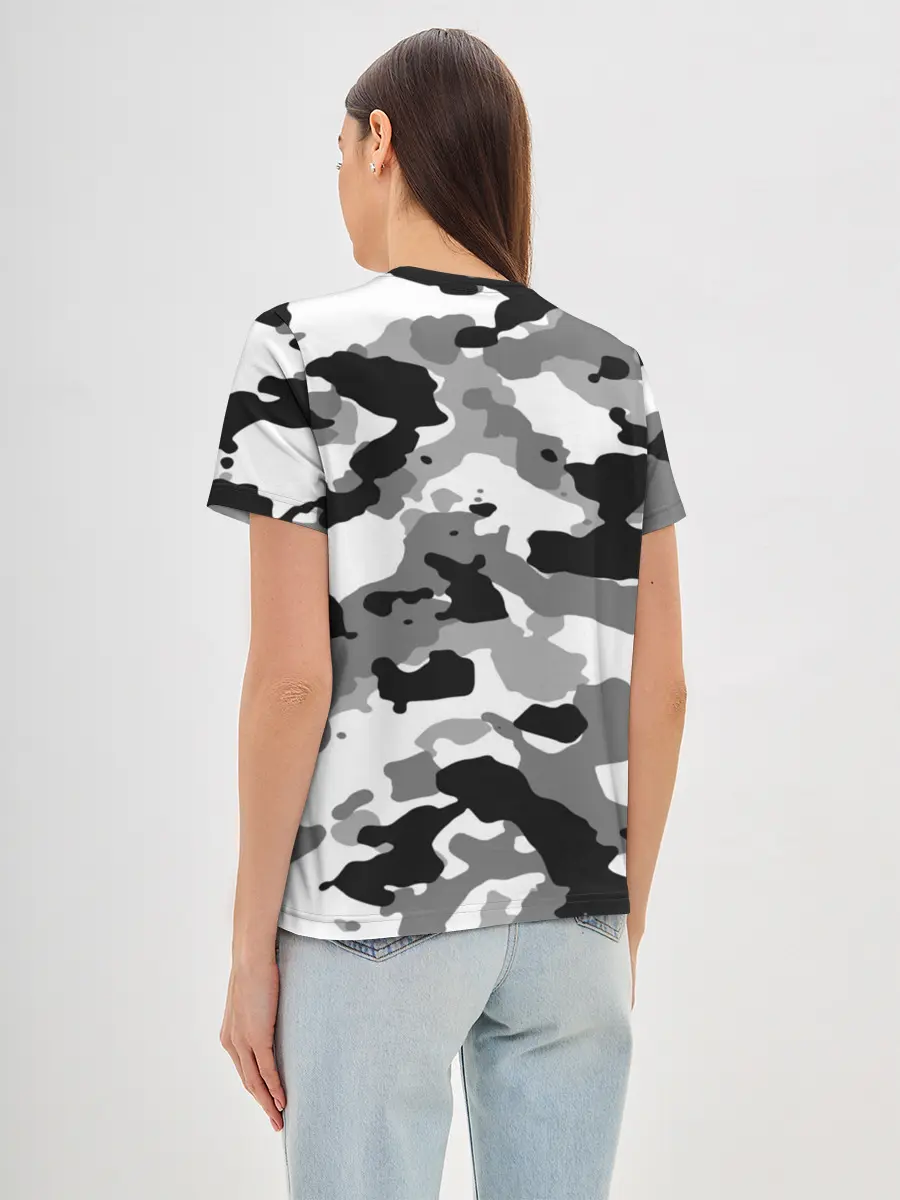 Женская базовая футболка / FC Juventus Camouflage