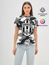 Женская базовая футболка / FC Juventus Camouflage