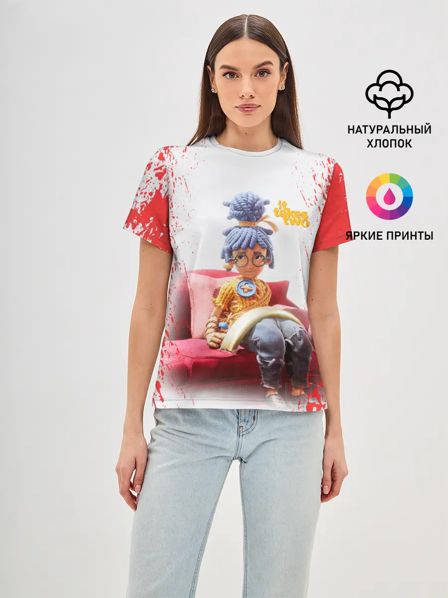 Женская базовая футболка / It takes two | Hazelight Studios