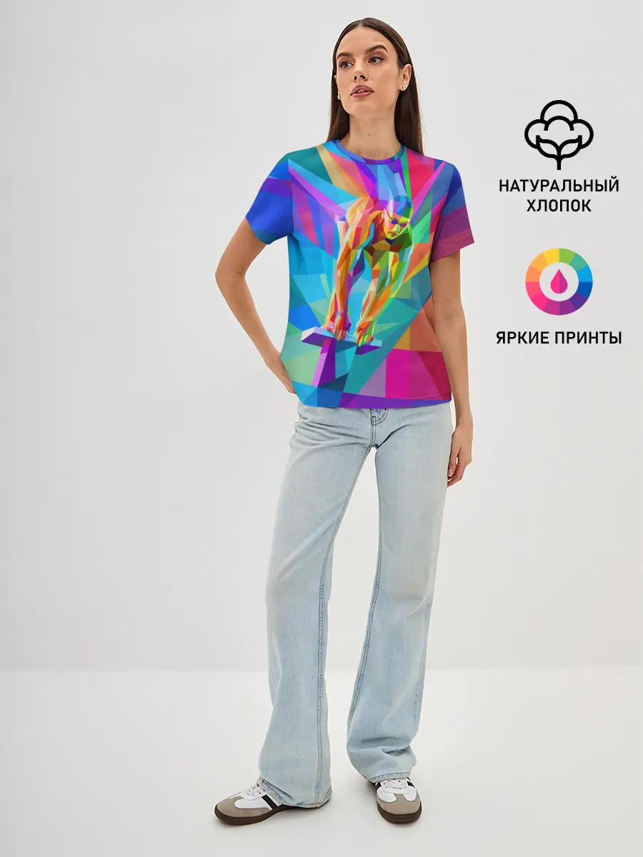 Женская базовая футболка / Пловец