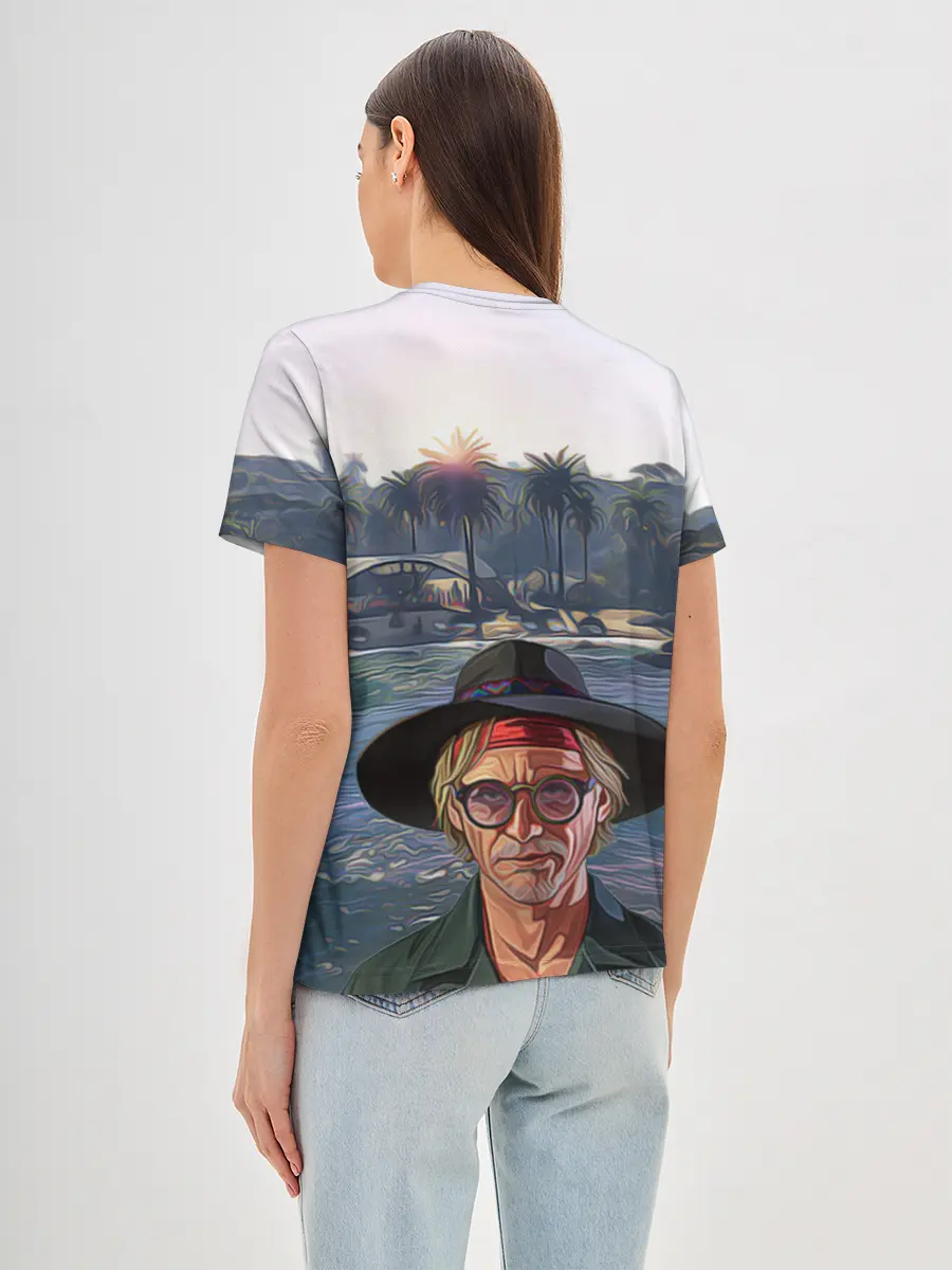 Женская базовая футболка / El Rubio Cayo Perico GTA 5 ONLINE