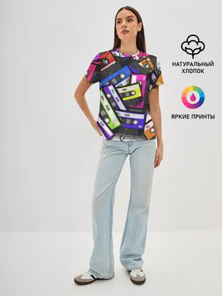 Женская базовая футболка / OLD SCHOOL