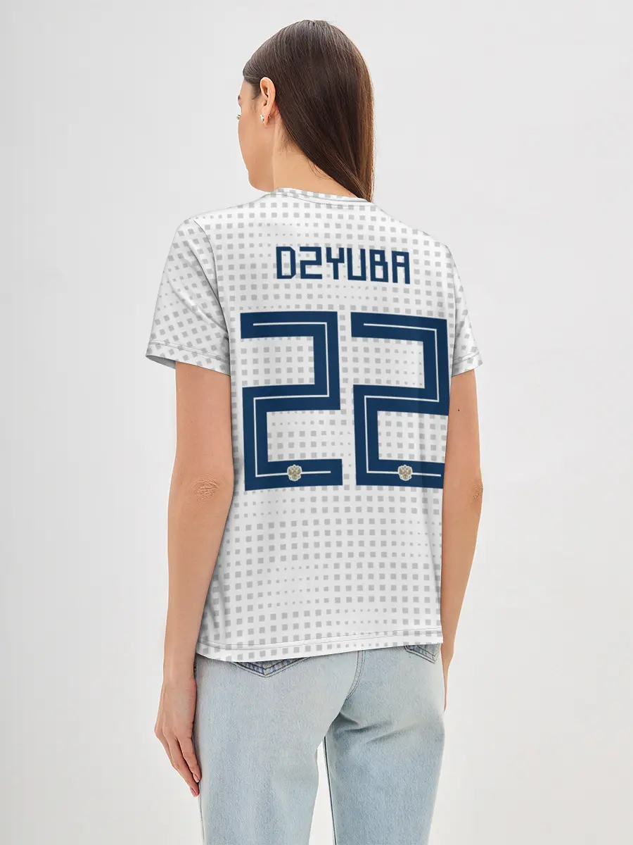 Женская базовая футболка / Дзюба ЧМ 2018