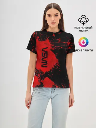 Женская базовая футболка / NASA