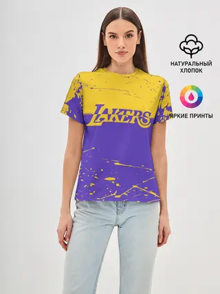 Женская базовая футболка / Kobe Bryant - Los Angeles Lakers - NBA