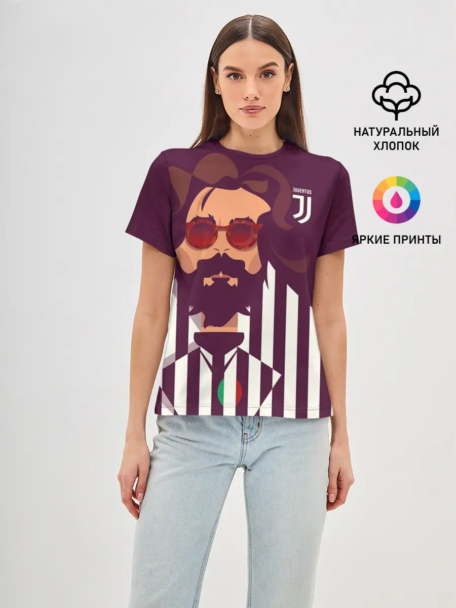 Женская базовая футболка / Andrea Pirlo