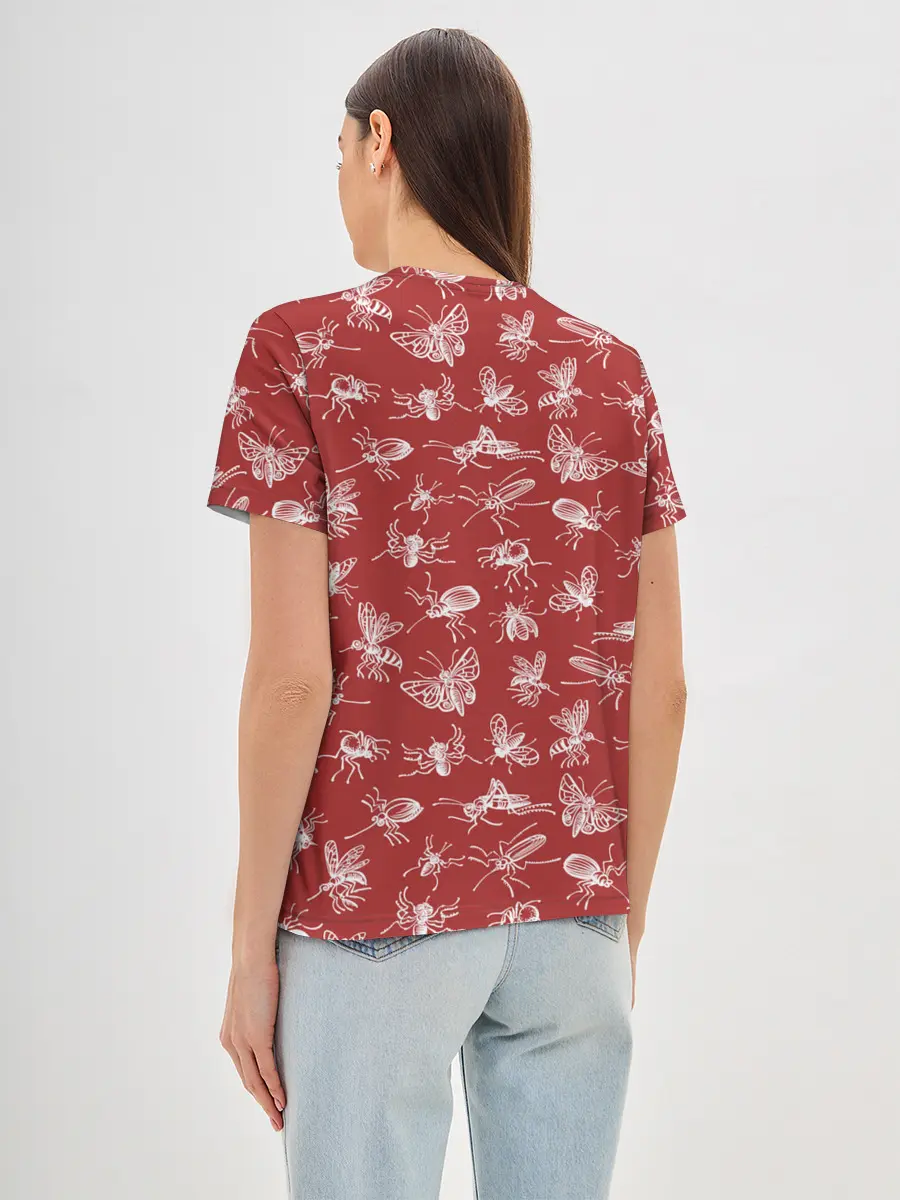 Женская базовая футболка / Насекомые