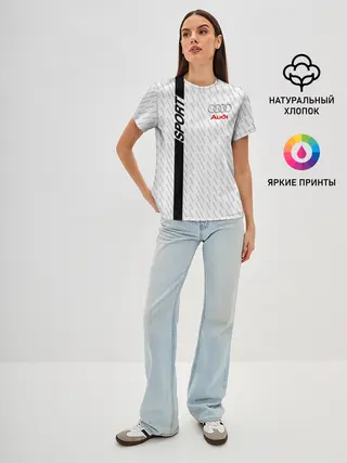 Женская базовая футболка / AUDI SPORT