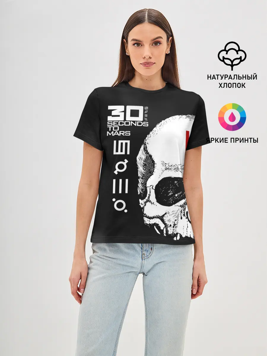 Женская базовая футболка / 30 Seconds to Mars