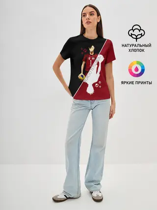 Женская базовая футболка / Куроо Тецуро | Haikyuu!!