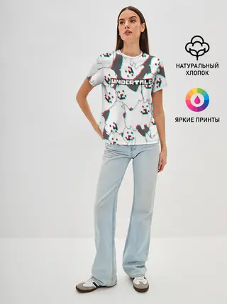 Женская базовая футболка / Undertale