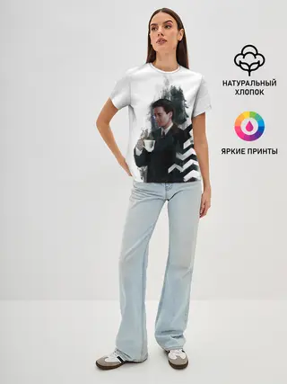 Женская базовая футболка / Twin Peaks