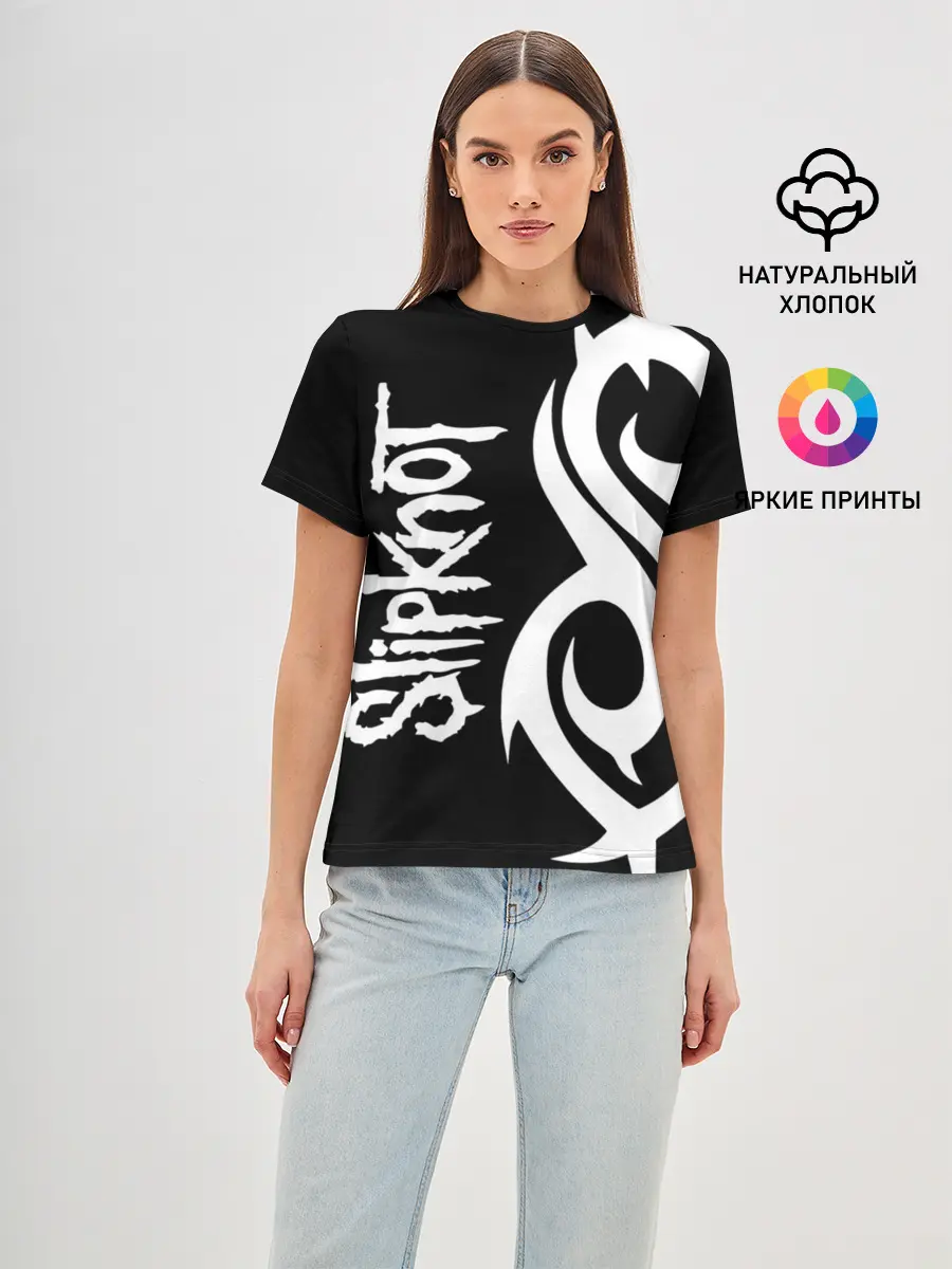 Женская базовая футболка / Slipknot