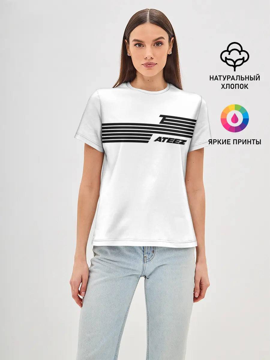 Женская базовая футболка / Ateez