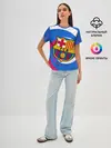 Женская базовая футболка / FC BARCELONA / ФК БАРСЕЛОНА