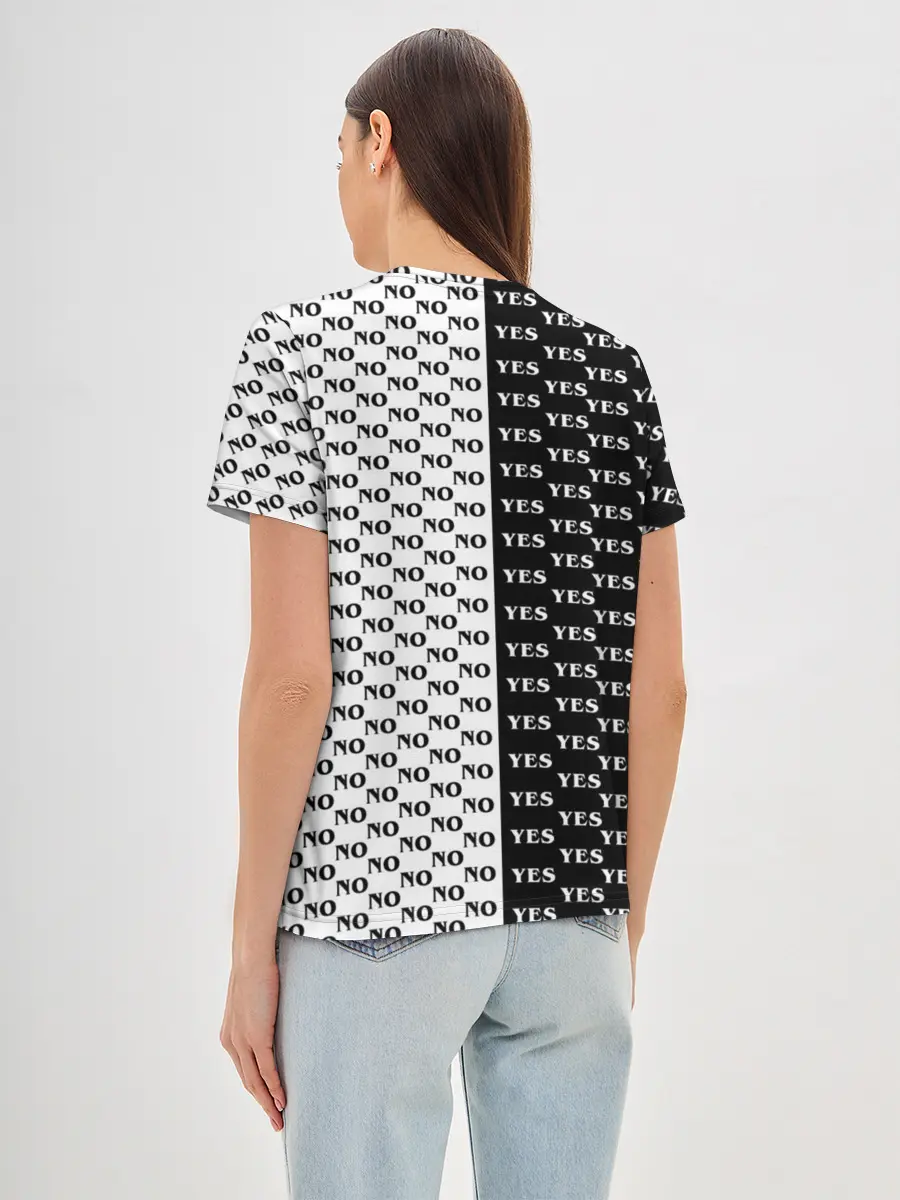 Женская базовая футболка / YES | NO