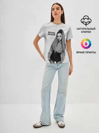 Женская базовая футболка / Ariana Grande