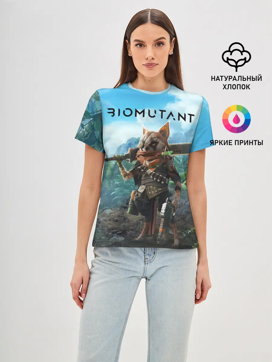 Женская базовая футболка / Biomutant Биомутант