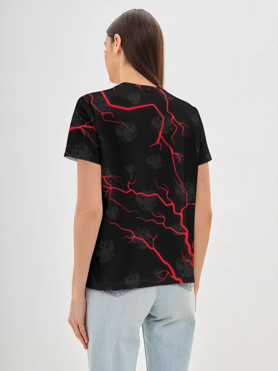 Женская базовая футболка / РОССИЯ / RUSSIA