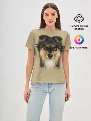Женская базовая футболка / Sheltie