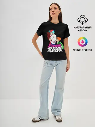 Женская базовая футболка / Boyfriend, Girlfriend and Pico