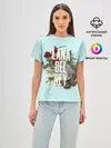 Женская базовая футболка / Цветочная Лана
