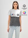 Женская базовая футболка / BMW | Стальная решетка