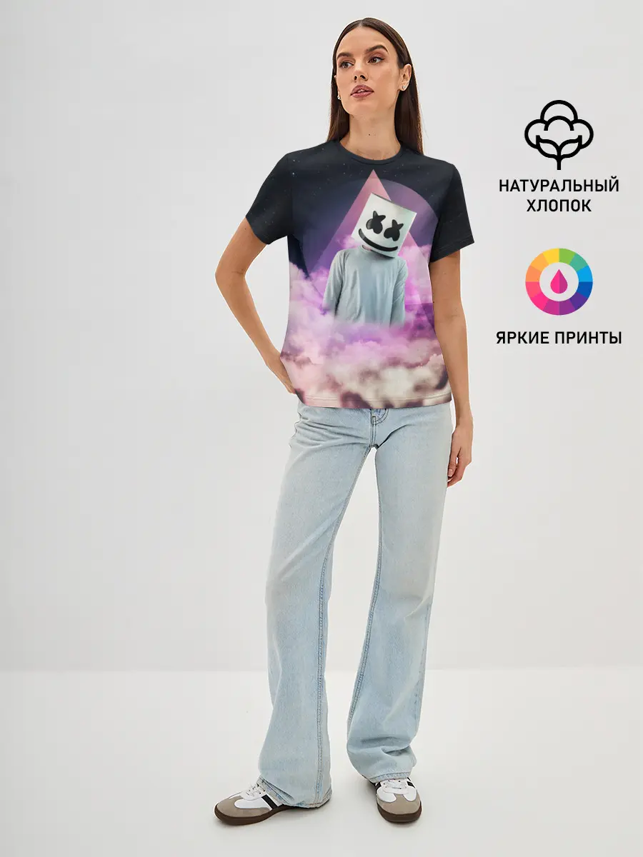 Женская базовая футболка / Marshmallow