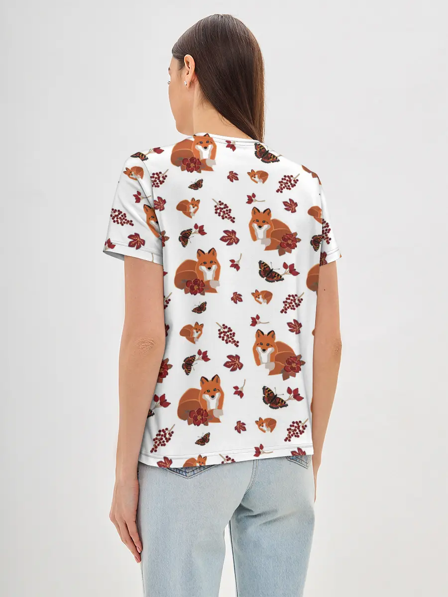 Женская базовая футболка / Лиса