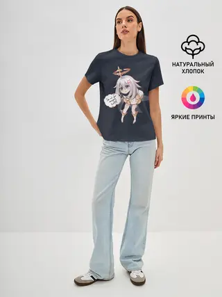 Женская базовая футболка / Genshin Impact