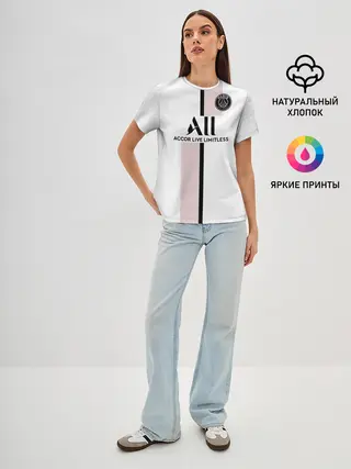 Женская базовая футболка / Неймар ПСЖ