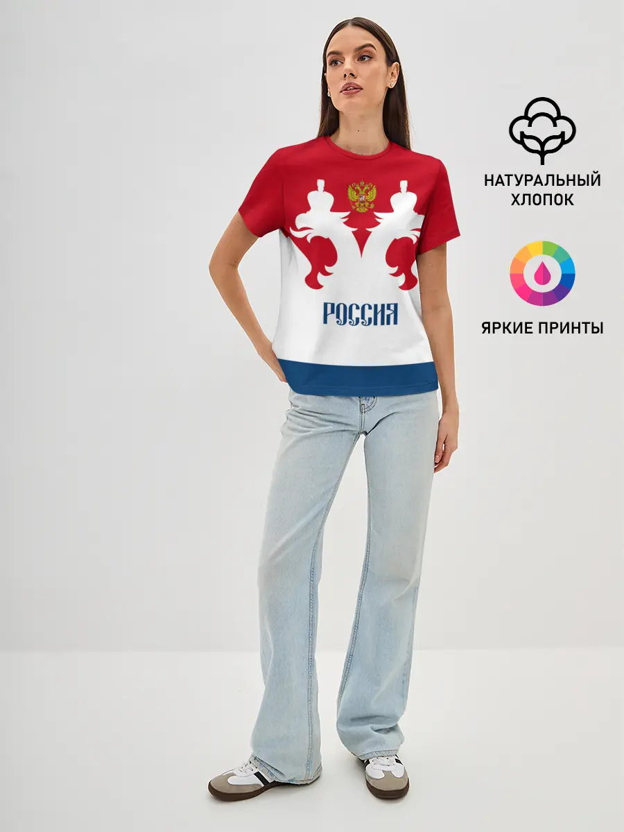 Женская базовая футболка / Russia Team