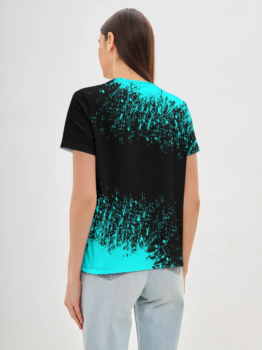 Женская базовая футболка / Краска