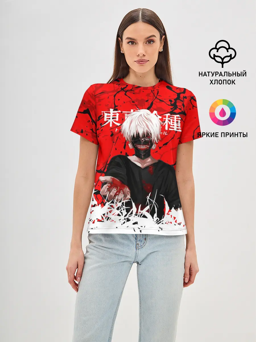 Женская базовая футболка / Kaneki Ken