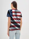 Женская базовая футболка / Символика Америки