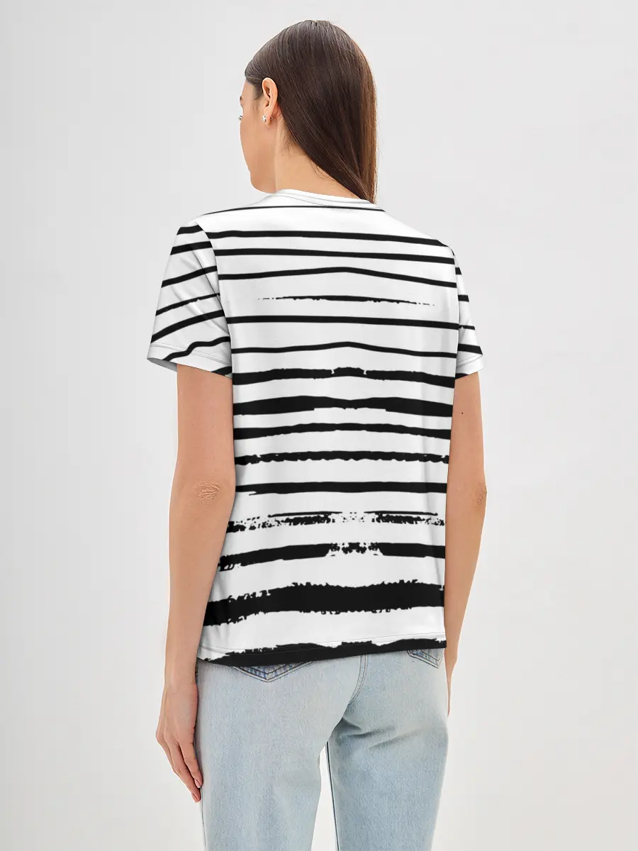 Женская базовая футболка / СЕВЕРНЫЙ ФЛОТ ТЕЛЬНЯШКА ВМФ