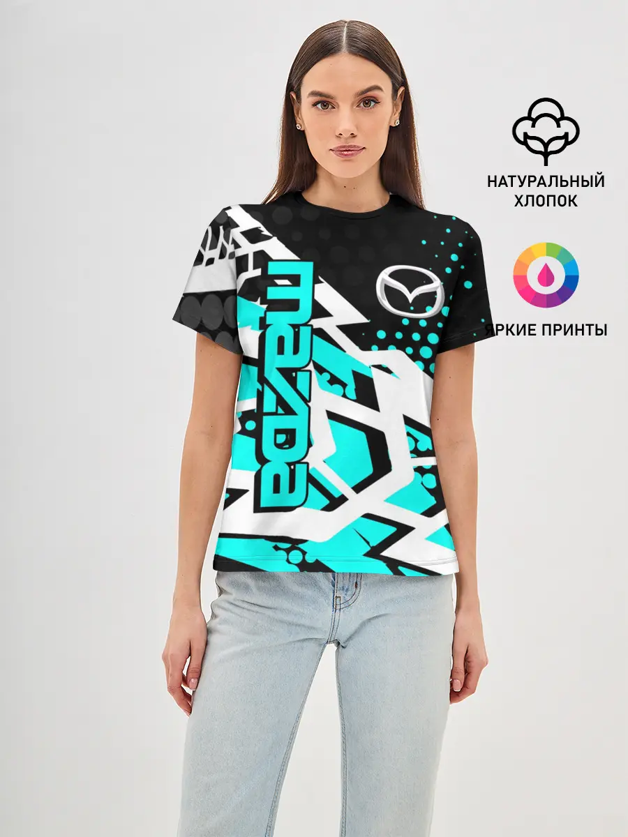 Женская базовая футболка / Mazda