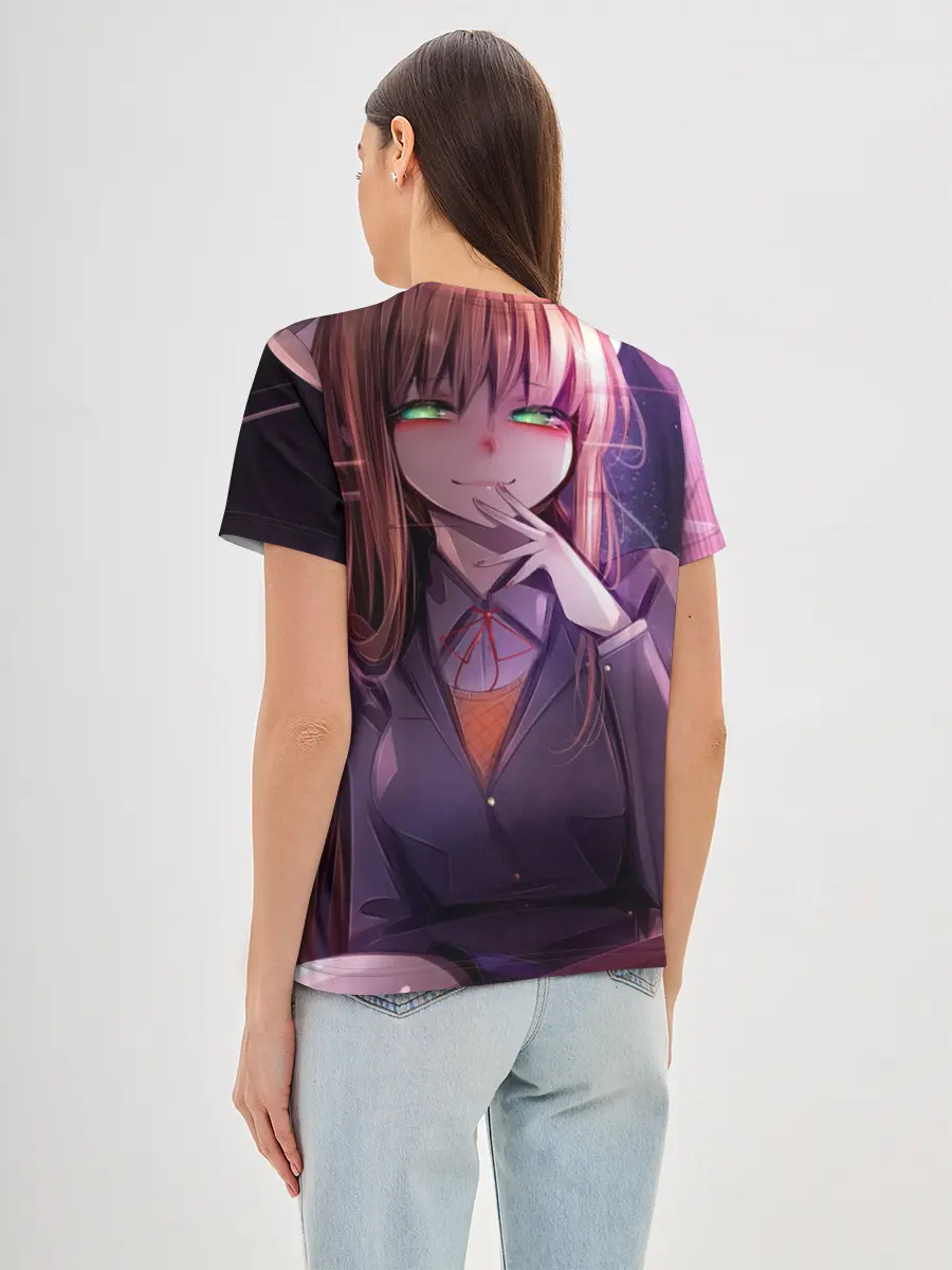 Женская базовая футболка / Monika Doki Doki