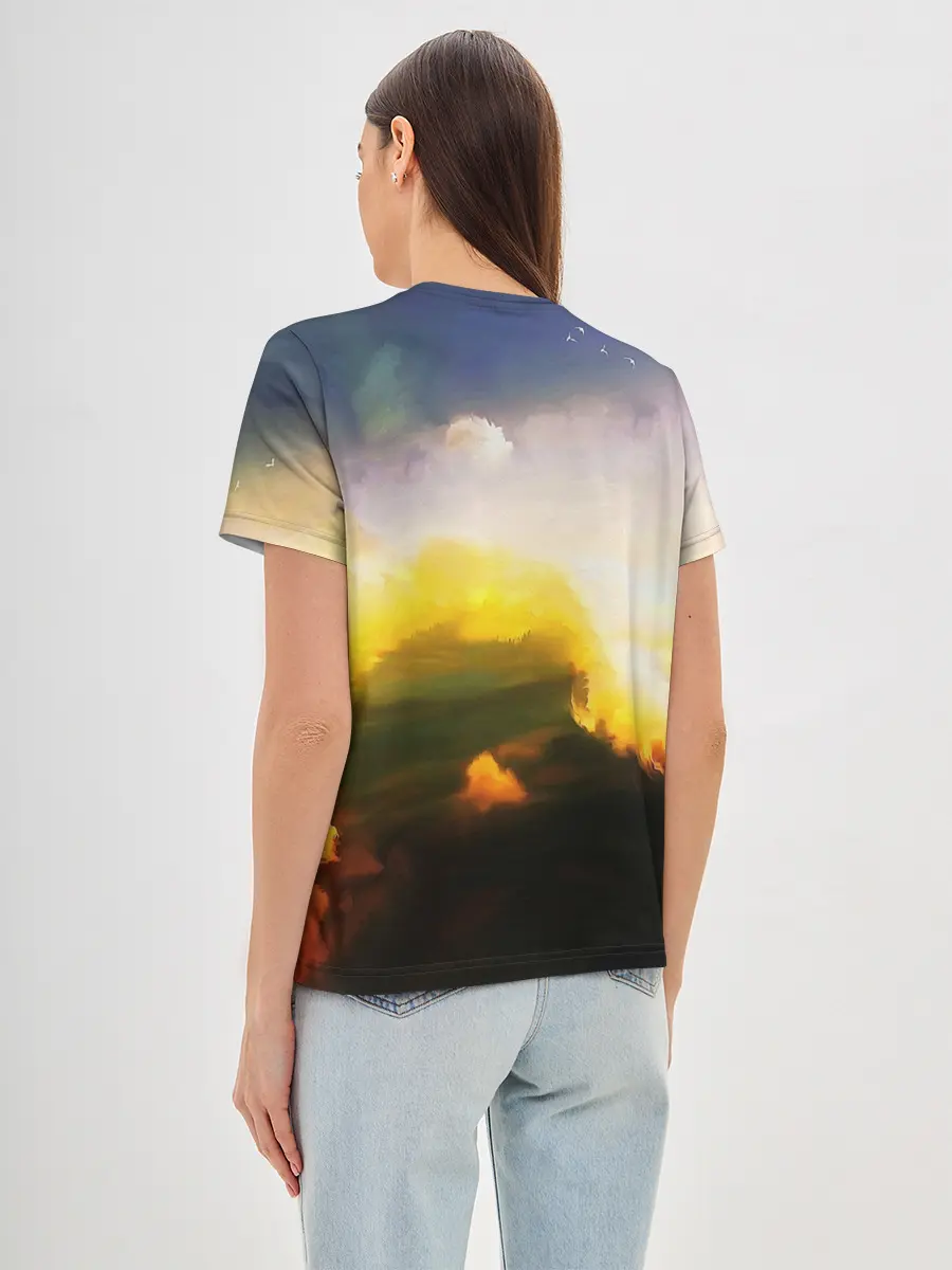 Женская базовая футболка / Как приручить дракона