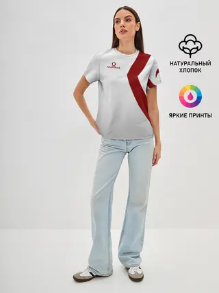 Женская базовая футболка / GOD of WAR Татуировки Кратоса