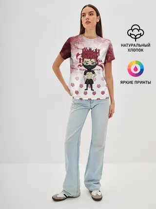 Женская базовая футболка / Зора Идеаре Чёрный клевер