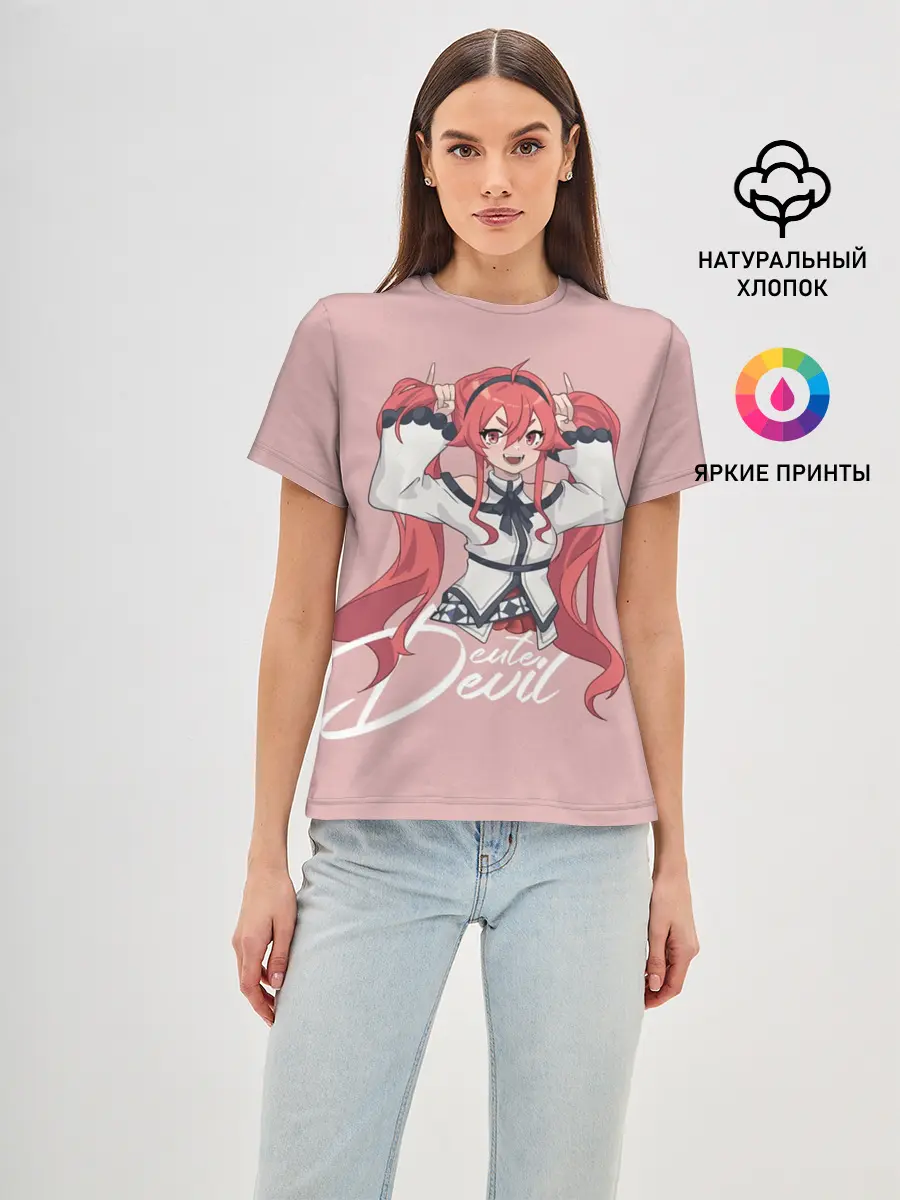 Женская базовая футболка / Cute Devil Eris
